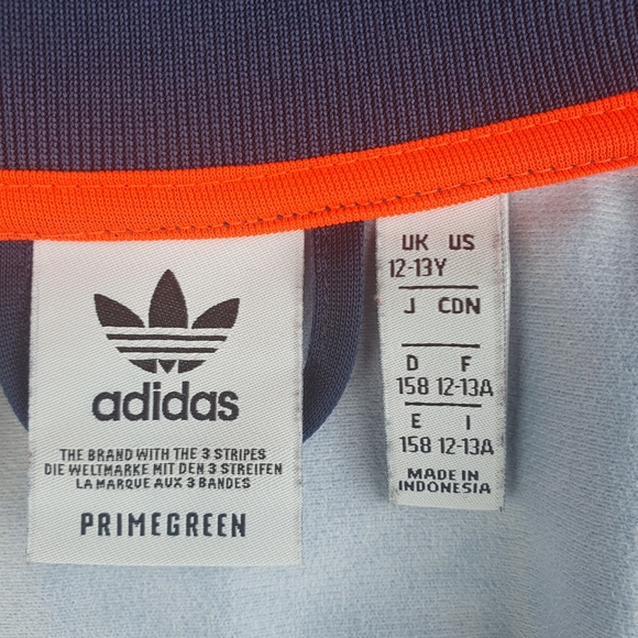 Adidas ALLOVER PRINT CAMO SST TRACK JACKET Boys 12-13y Blue - Picture 9 of 11